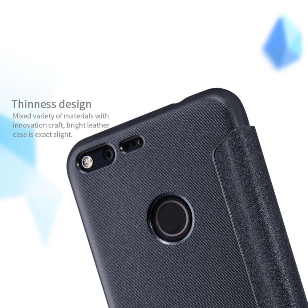 Google Pixel maciņš rozā Sparkle Leather