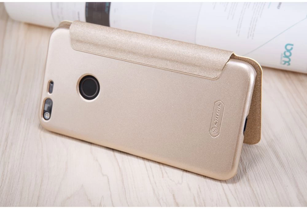 Google Pixel maciņš rozā Sparkle Leather