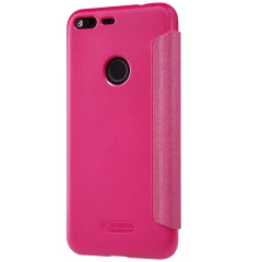 Google Pixel maciņš rozā Sparkle Leather 