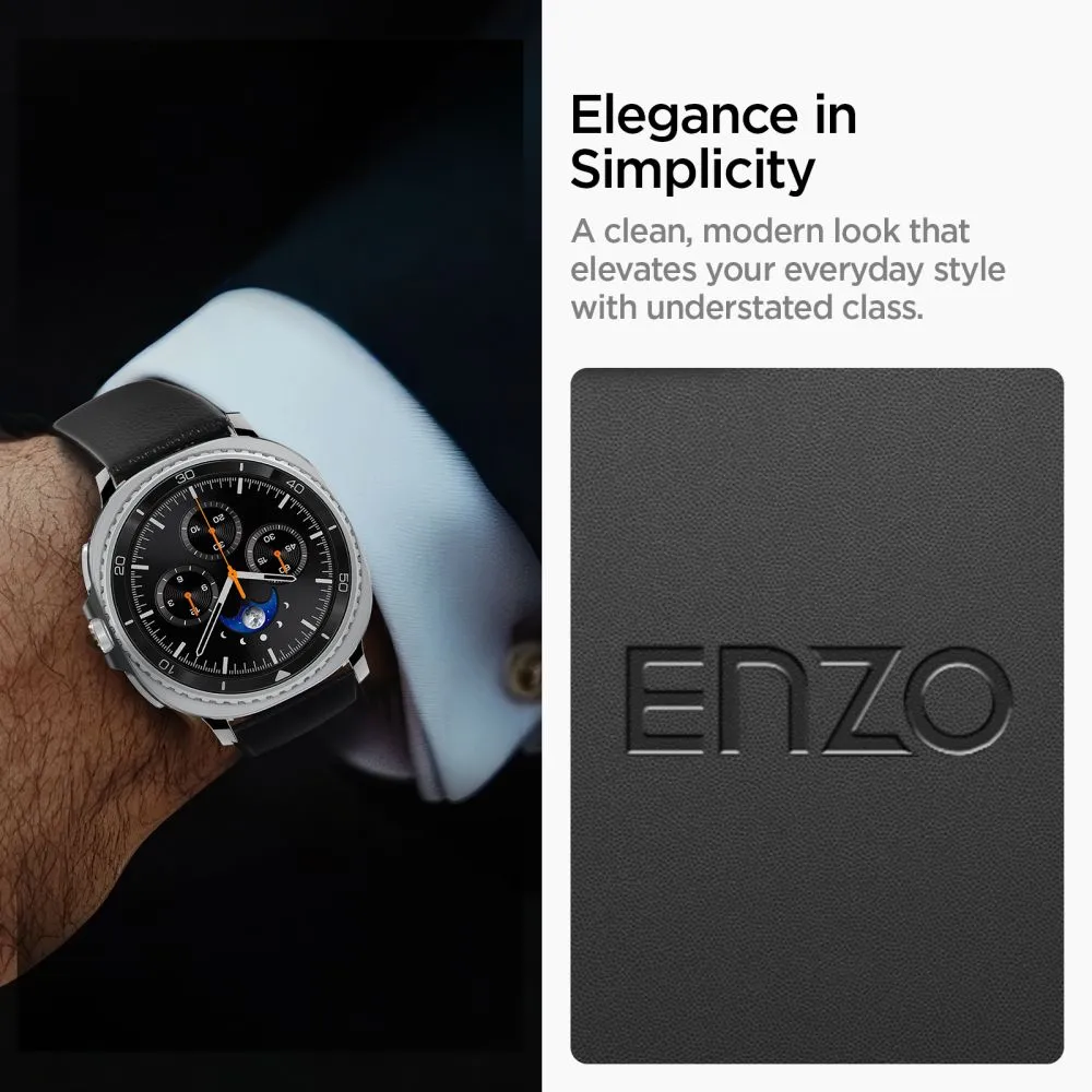 Samsung Galaxy Watch 9 Viedpulksteņu siksniņas melns SPIGEN ENZO (40 / 44 46 MM)