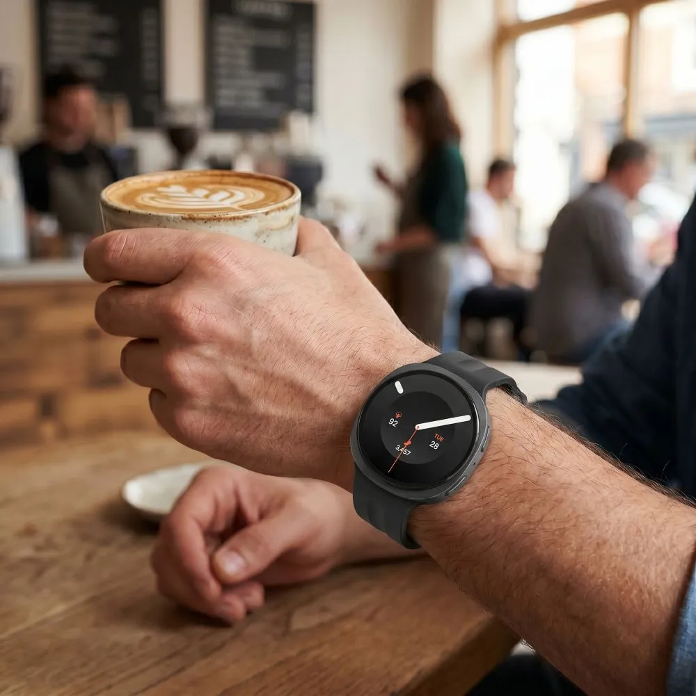 Samsung Galaxy Watch 9 Nutikellade rihmad must TECH-PROTECT SILICONE EVO (40 / 44 46 MM)