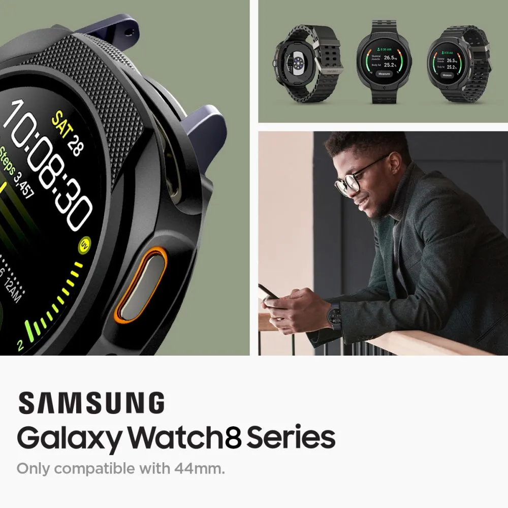 Samsung Galaxy Watch 9 Kaitseümbrised ja kotid must SPIGEN LIQUID AIR (44 MM)