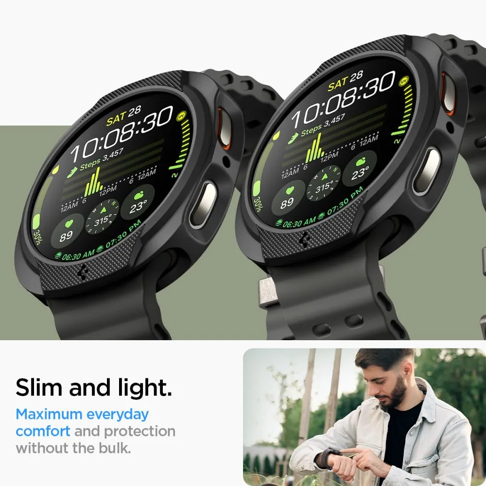 Samsung Galaxy Watch 9 Kaitseümbrised ja kotid must SPIGEN LIQUID AIR (44 MM)