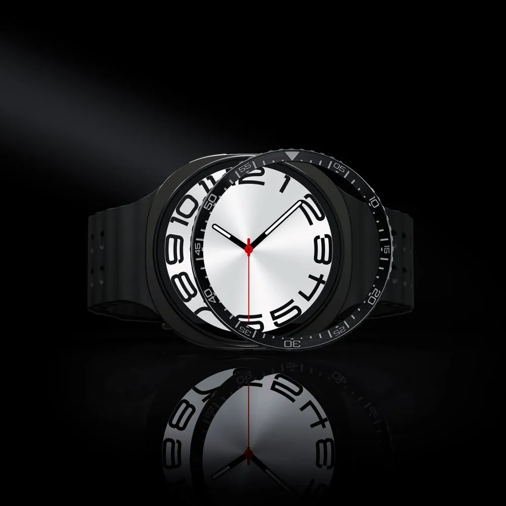 Samsung Galaxy Watch 9 Aizsargvāciņi un maciņi melns SPIGEN BEZEL TUNE DIVER (44 MM)