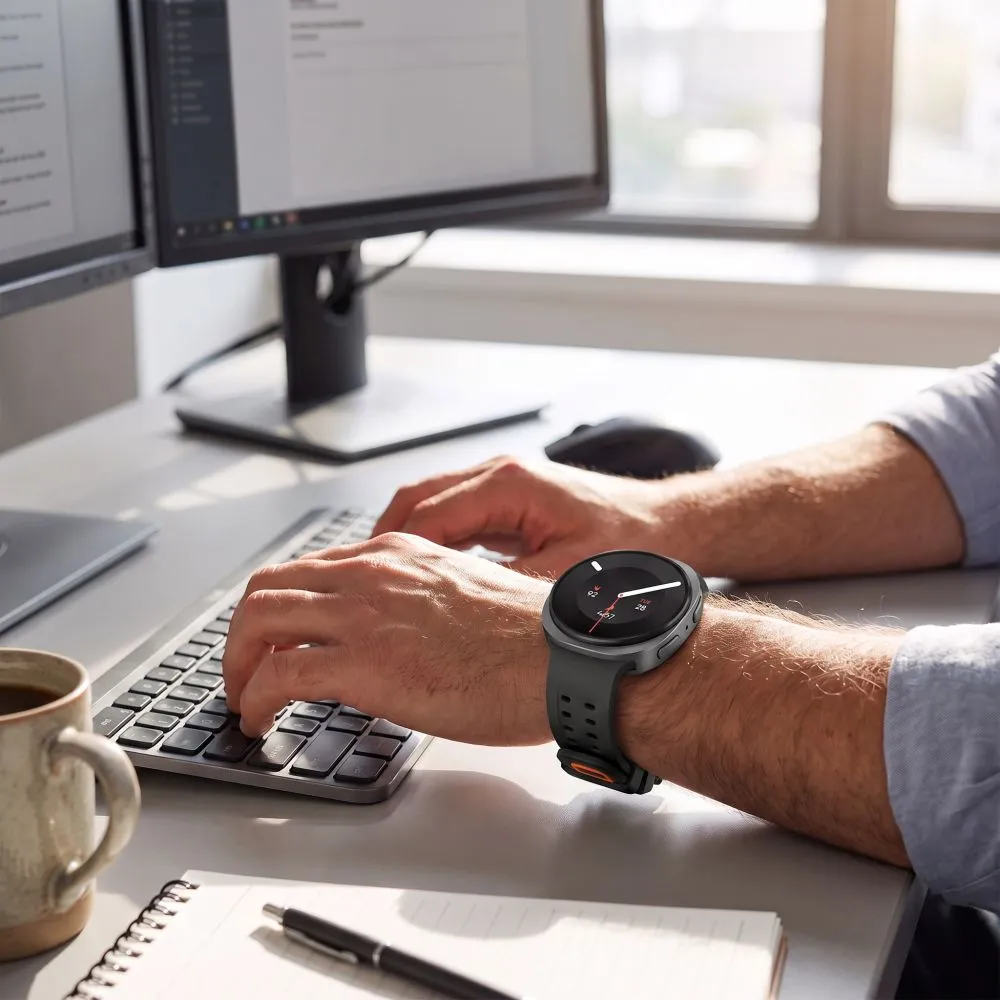 Samsung Galaxy Watch 9 Viedpulksteņu siksniņas melns TECH-PROTECT SILICONE AIR (40/44/46 MM)