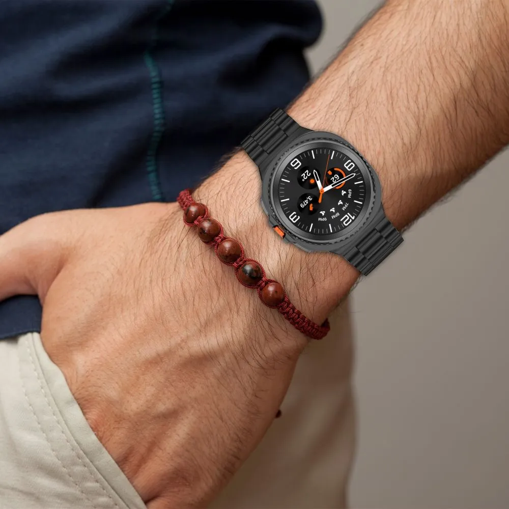 Samsung Galaxy Watch 9 Nutikellade rihmad hõbe TECH-PROTECT STAINLESS (40/44/46 MM)