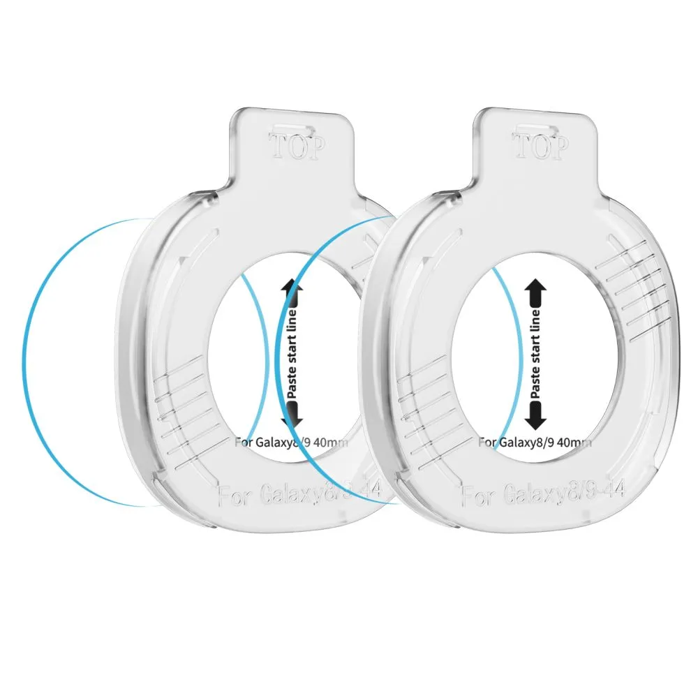 Samsung Galaxy Watch 9 viedpulksteņa aizsargstikls  TECH-PROTECT EASY SET+ 2-PACK (40 MM)