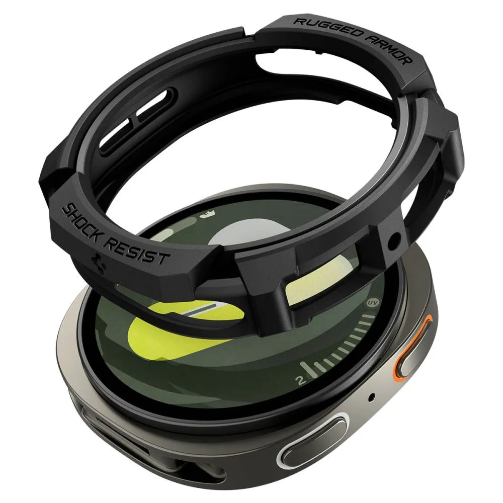 Samsung Galaxy Watch 9 Kaitseümbrised ja kotid must SPIGEN RUGGED ARMOR (44 MM)