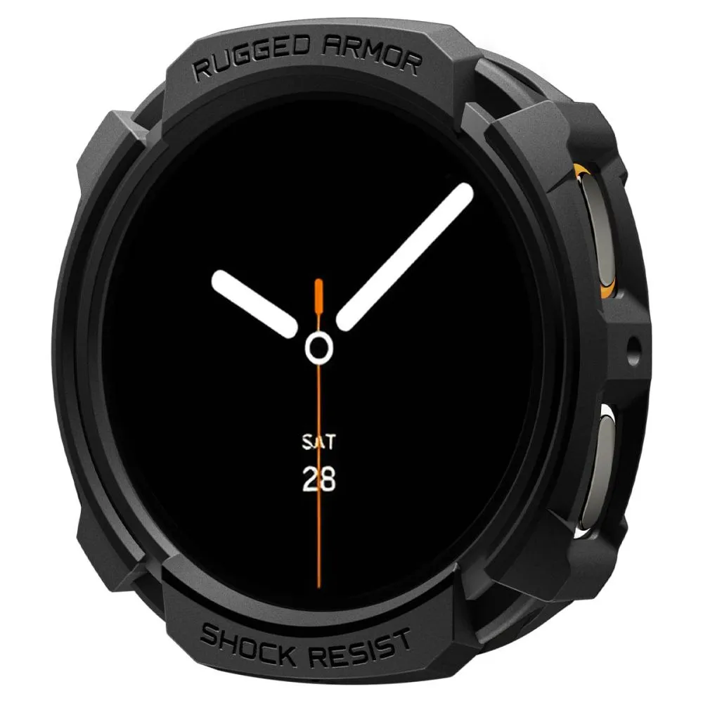 Samsung Galaxy Watch 9 Kaitseümbrised ja kotid must SPIGEN RUGGED ARMOR (44 MM)