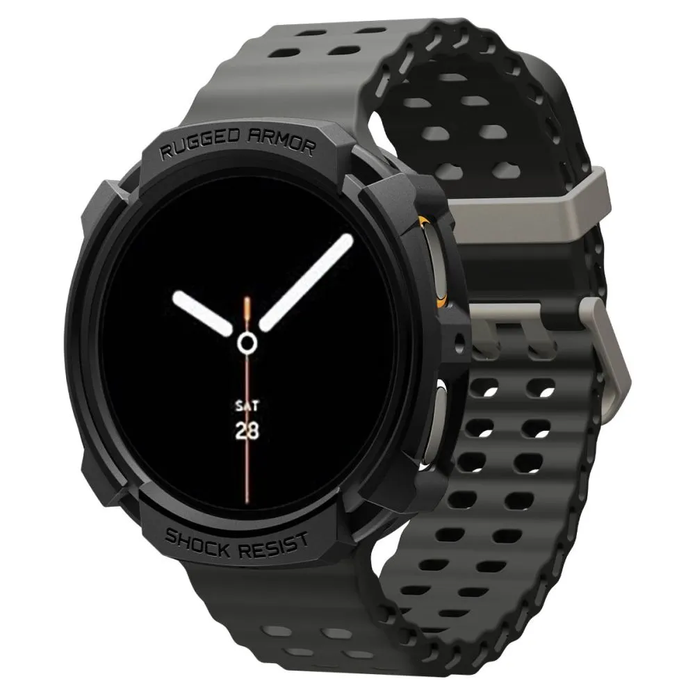 Samsung Galaxy Watch 9 Kaitseümbrised ja kotid must SPIGEN RUGGED ARMOR (44 MM)
