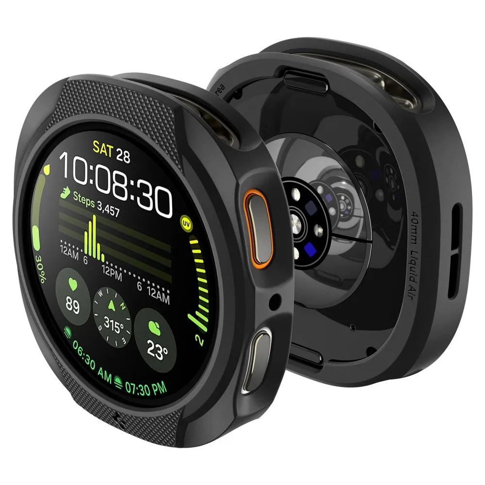 Samsung Galaxy Watch 9 Kaitseümbrised ja kotid must SPIGEN LIQUID AIR (44 MM)