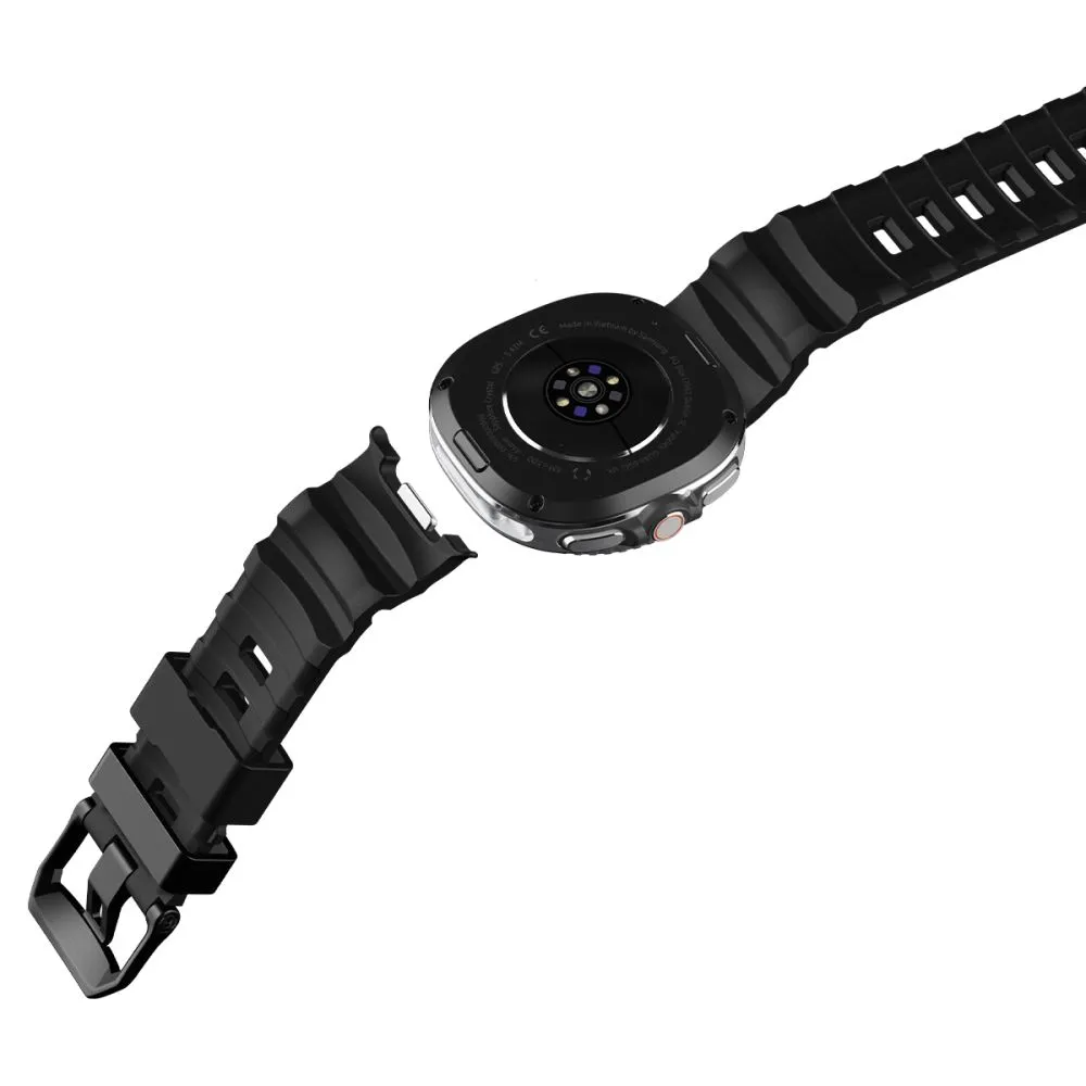 Samsung Galaxy Watch 9 Viedpulksteņu siksniņas melns SPIGEN WBS2 BAND (40/44/46 MM)