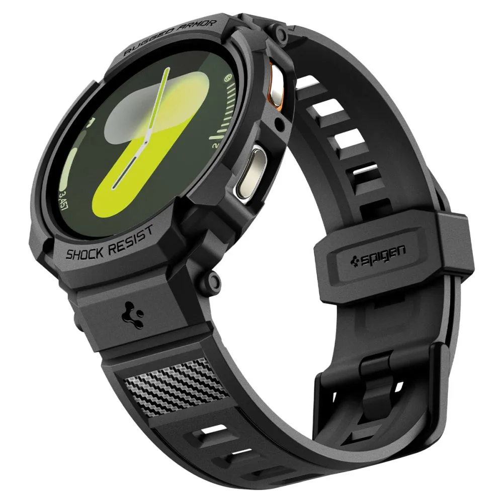 Samsung Galaxy Watch 9 Nutikellade rihmad must SPIGEN RUGGED ARMOR ”PRO” (40 MM)