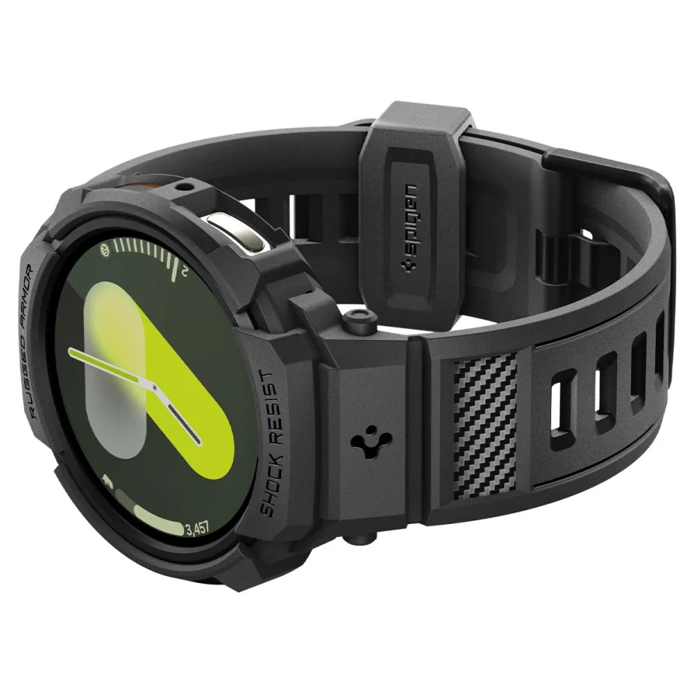 Samsung Galaxy Watch 9 Nutikellade rihmad must SPIGEN RUGGED ARMOR ”PRO” (40 MM)
