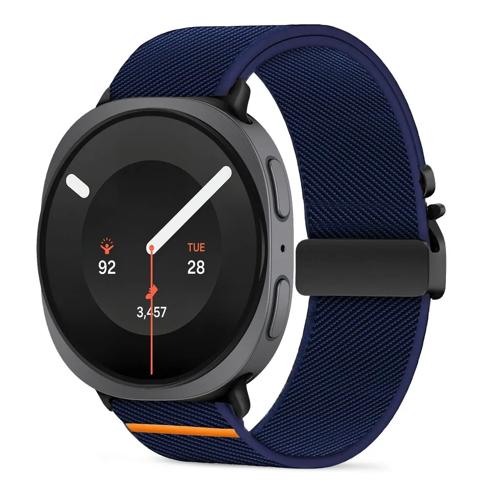 Samsung Galaxy Watch 9 Nutikellade rihmad valge TECH-PROTECT NYLON CLASP (40/44/46 MM)