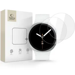 Galaxy Watch Galaxy Watch 9 viedpulksteņa aizsargstikls TECH-PROTECT GLASS FIT+ 2-PACK Samsung Galaxy Watch 9 (40 MM)