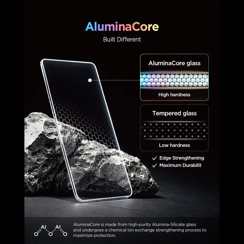 Nothing Phone 4A Pro Ekraanikaitsed SPIGEN GLAS.TR EZ FIT PRO AC HD 2-PACK