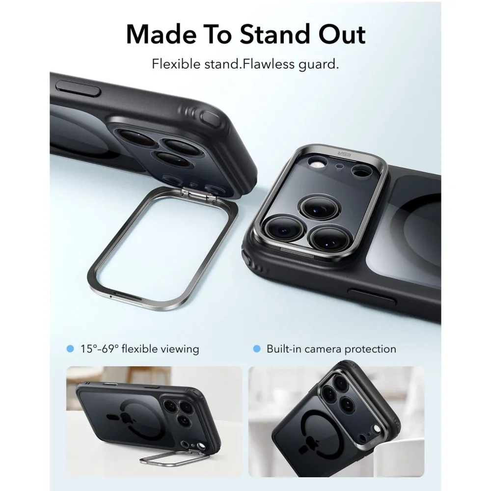 Apple iPhone 18 Pro Telefona vāciņš  ESR CLASSIC HYBRID KICKSTAND MAGSAFE
