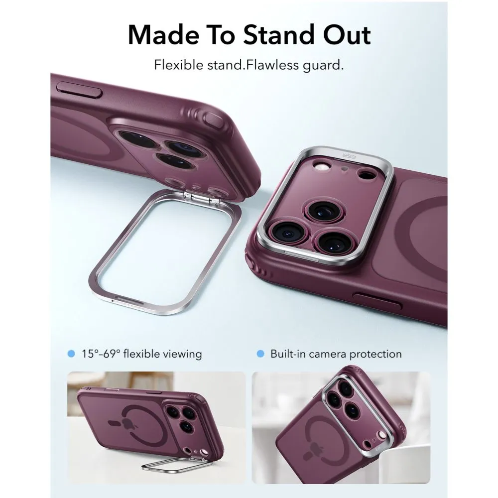 Apple iPhone 18 Pro Telefona vāciņš  ESR CLASSIC HYBRID KICKSTAND MAGSAFE