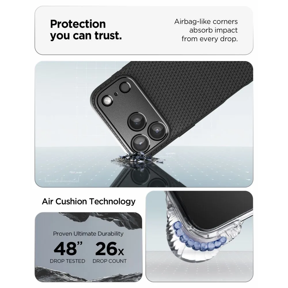 Apple iPhone 18 Pro Telefona vāciņš melns SPIGEN LIQUID AIR