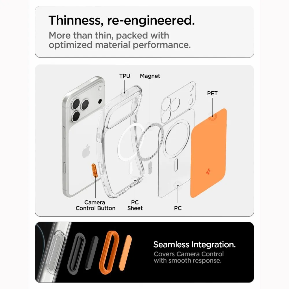 Apple iPhone 18 Pro Telefona vāciņš  SPIGEN ULTRA HYBRID T MAGSAFE