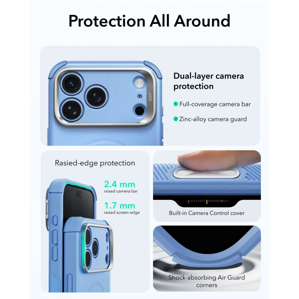 Apple iPhone 18 Pro Telefona vāciņš  ESR CYBER TOUGH KICKSTAND MAGSAFE