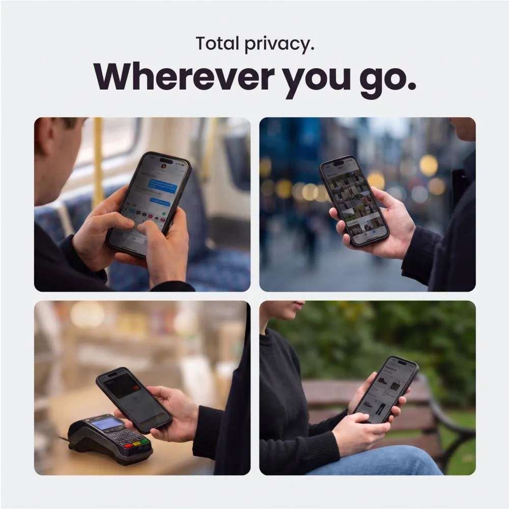 Apple iPhone 18 Pro Aizsargstikls  TECH-PROTECT ONETOUCH SET SPY+ PRIVACY 2-PACK