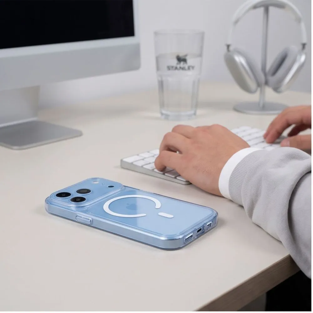 Apple iPhone 18 Pro Telefona vāciņš caurspīdīgs TECH-PROTECT MAGPEAK MAGSAFE CC