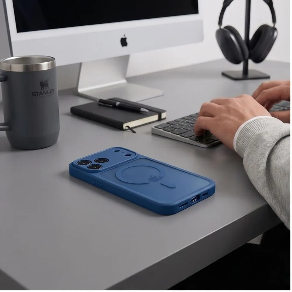 Apple iPhone 18 Pro Telefona vāciņš zils TECH-PROTECT BASICMAG MAGSAFE