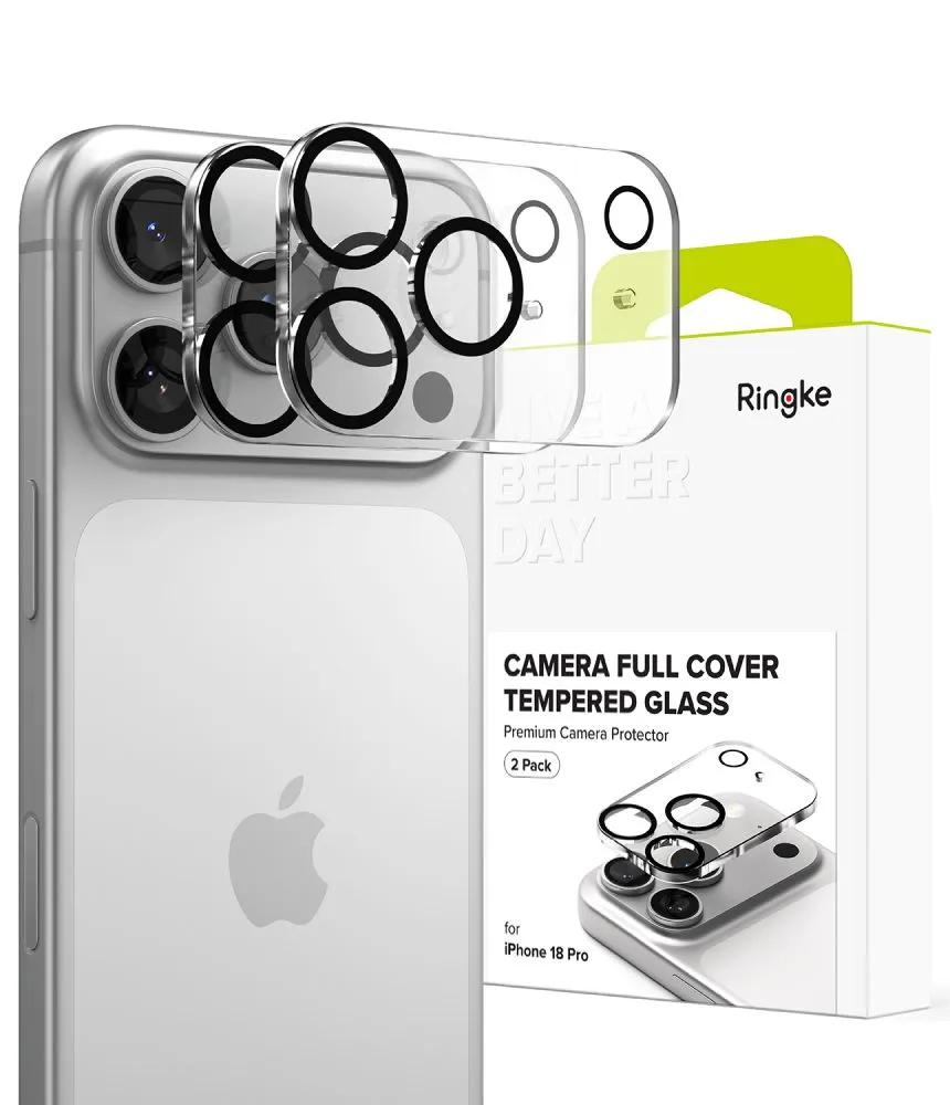 Apple iPhone 18 Pro skärmskydd RINGKE CAMERA FULL COVER 2-PACK