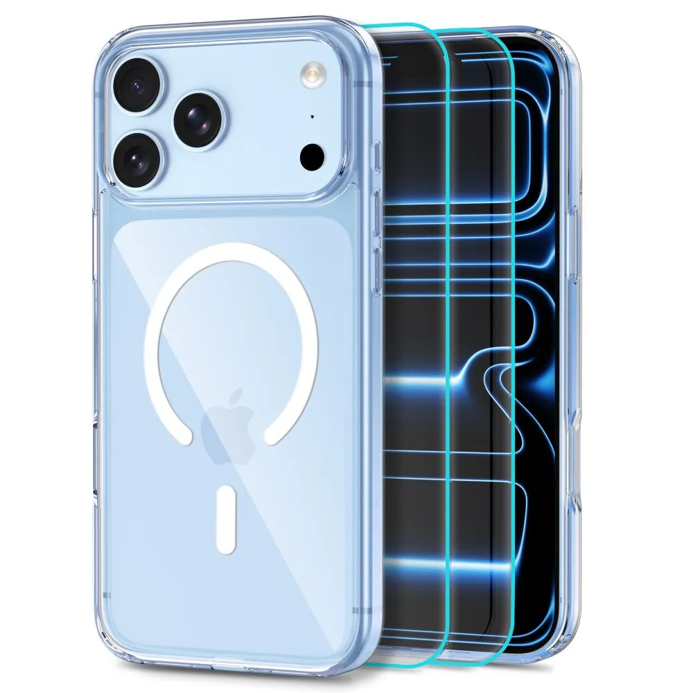Apple iPhone 18 Pro Telefona vāciņš TECH-PROTECT FLEXAIR HYBRID MAGSAFE + GLASS 2-PACK