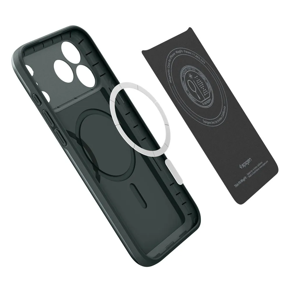 Apple iPhone 18 Pro Telefona vāciņš zaļš SPIGEN THIN FIT MAGSAFE