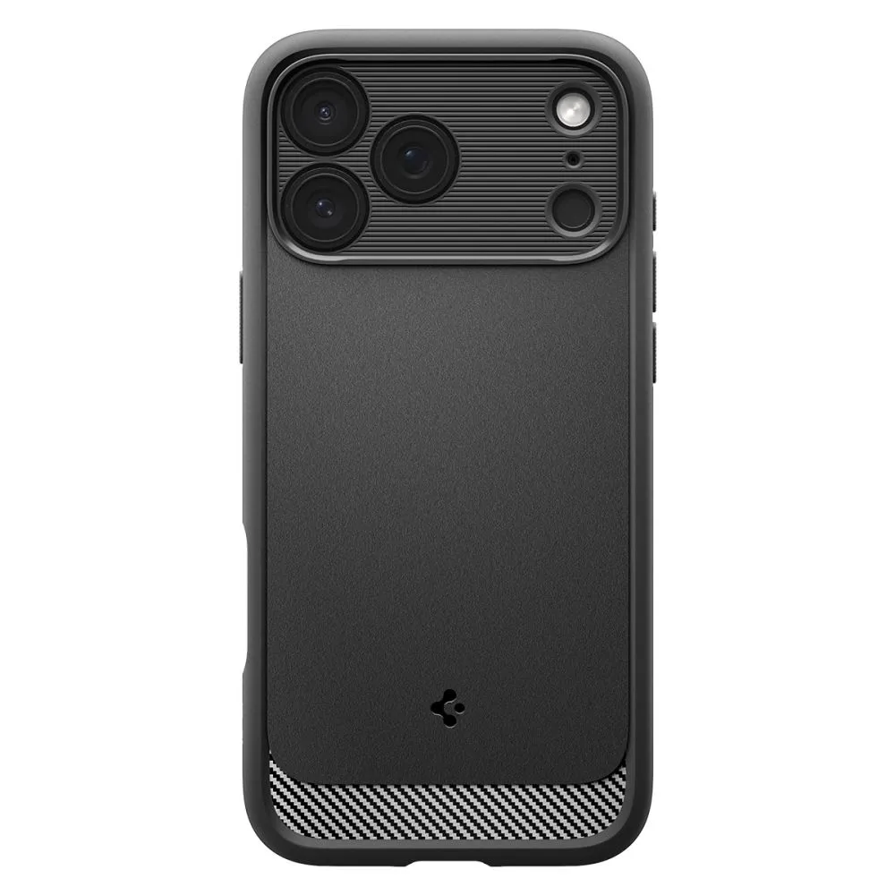 Apple iPhone 18 Pro Telefona vāciņš melns SPIGEN RUGGED ARMOR MAGSAFE