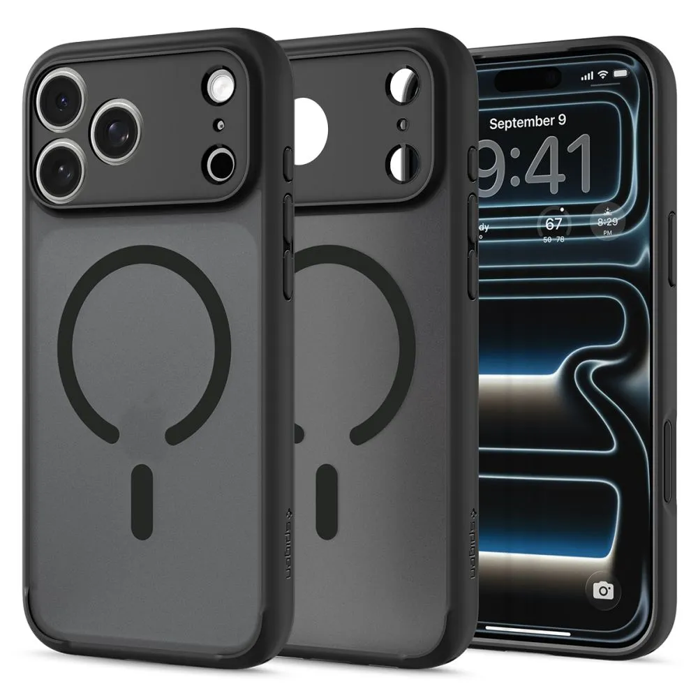 Apple iPhone 18 Pro Telefona vāciņš melns SPIGEN ULTRA HYBRID MAGSAFE