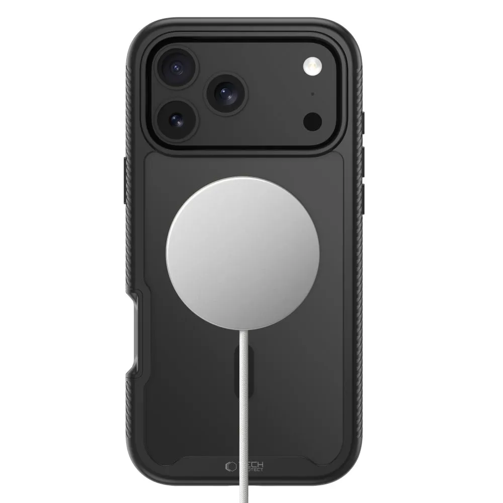 Apple iPhone 18 Pro Telefona vāciņš melns TECH-PROTECT DEFENSE MAGSAFE