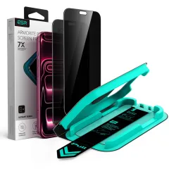 iPhone iPhone 18 Pro Aizsargstikls ESR ULTRAFIT ARMORITE TEMPERED GLASS PRIVACY 2-PACK Apple iPhone 18 Pro