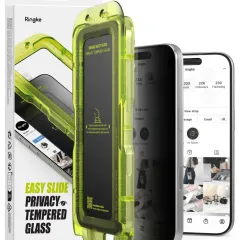 iPhone iPhone 18 Pro Aizsargstikls RINGKE EASY SLIDE PRIVACY 2-PACK Apple iPhone 18 Pro