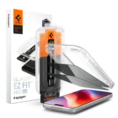 iPhone iPhone 18 Pro Aizsargstikls SPIGEN GLAS.TR EZ FIT PRO HD AC 2-PACK PRIVACY Apple iPhone 18 Pro