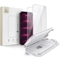 iPhone iPhone 18 Pro Aizsargstikls TECH-PROTECT ONETOUCH SET+ 2-PACK Apple iPhone 18 Pro