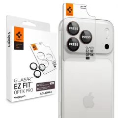 iPhone iPhone 18 Pro Aizsargstikls SPIGEN OPTIK PRO GLAS.TR EZ FIT CAMERA PROTECTOR 2-PACK Apple iPhone 18 Pro