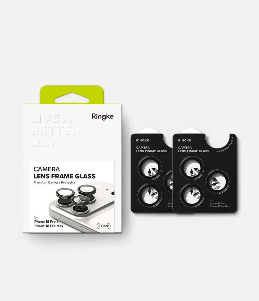 Apple iPhone 18 Pro Max skärmskydd  RINGKE CAMERA FRAME PROTECTOR 2-PACK