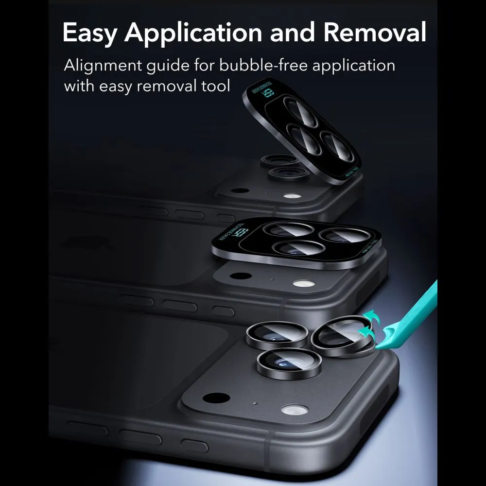 Apple iPhone 18 Pro Max Aizsargstikls  ESR ARMORITE CAMERA PROTECTOR 2-PACK