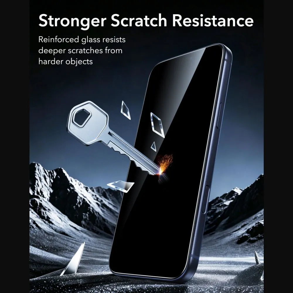 Apple iPhone 18 Pro Max skärmskydd  ESR ULTRAFIT ARMORITE TEMPERED GLASS PRIVACY 2-PACK