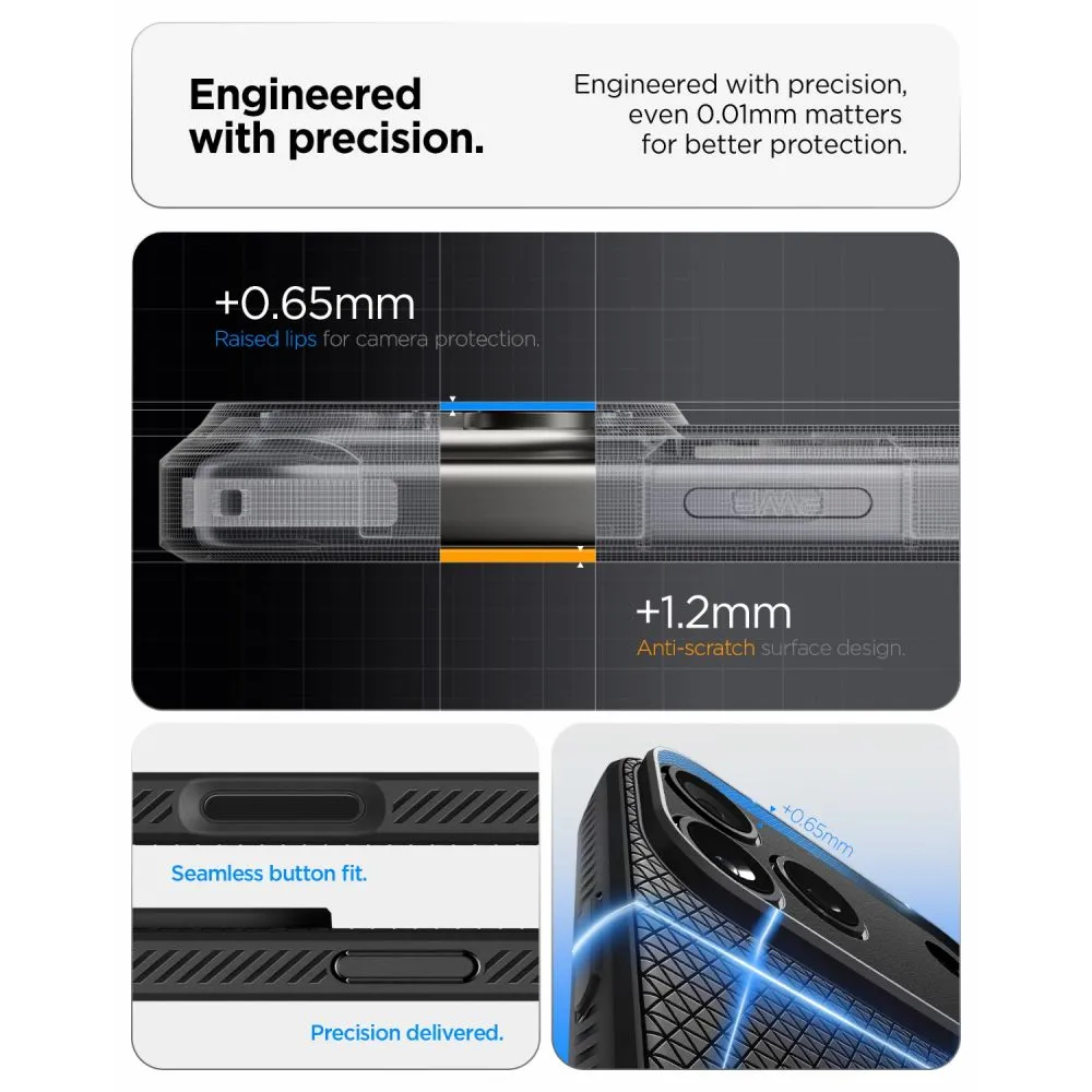 Apple iPhone 18 Pro Max Telefona vāciņš melns SPIGEN LIQUID AIR
