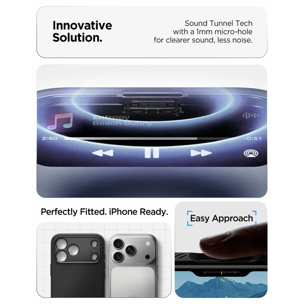 Apple iPhone 18 Pro Max Telefona vāciņš melns SPIGEN LIQUID AIR