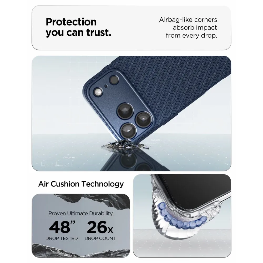 Apple iPhone 18 Pro Max skal blå SPIGEN LIQUID AIR