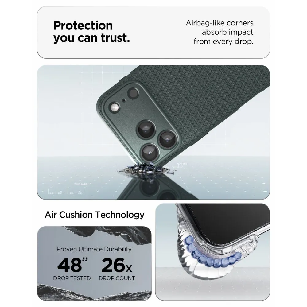 Apple iPhone 18 Pro Max skal grön SPIGEN LIQUID AIR