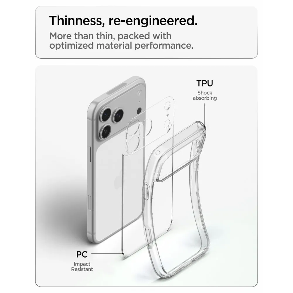 Apple iPhone 18 Pro Max Telefona vāciņš caurspīdīgs SPIGEN ULTRA HYBRID