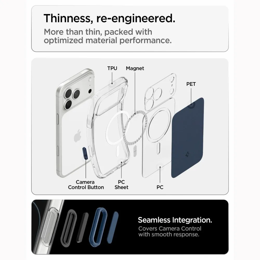 Apple iPhone 18 Pro Max Telefona vāciņš  SPIGEN ULTRA HYBRID T MAGSAFE