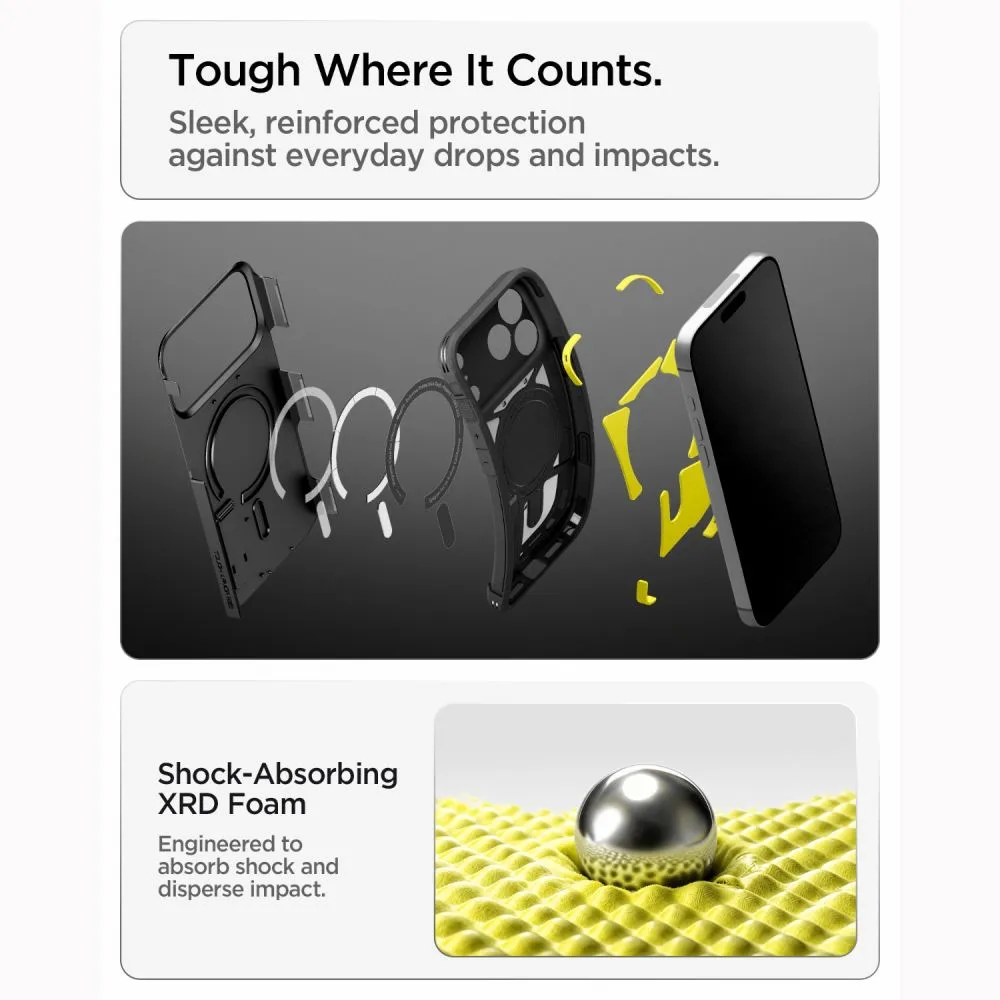 Apple iPhone 18 Pro Max Telefona vāciņš SPIGEN TOUGH ARMOR T MAGSAFE